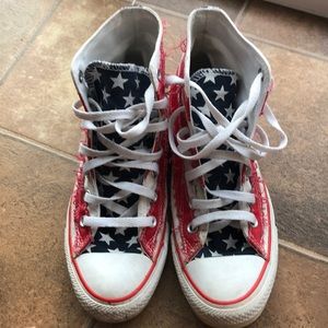 American flag converse